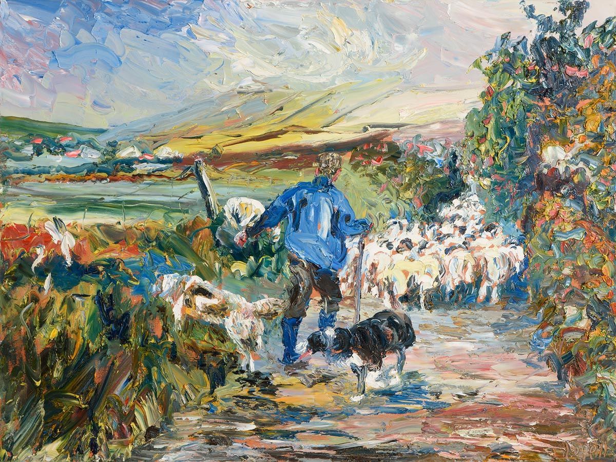 Liam O'Neill,  nAistri (Pastures New) at Morgan O'Driscoll Art Auctions