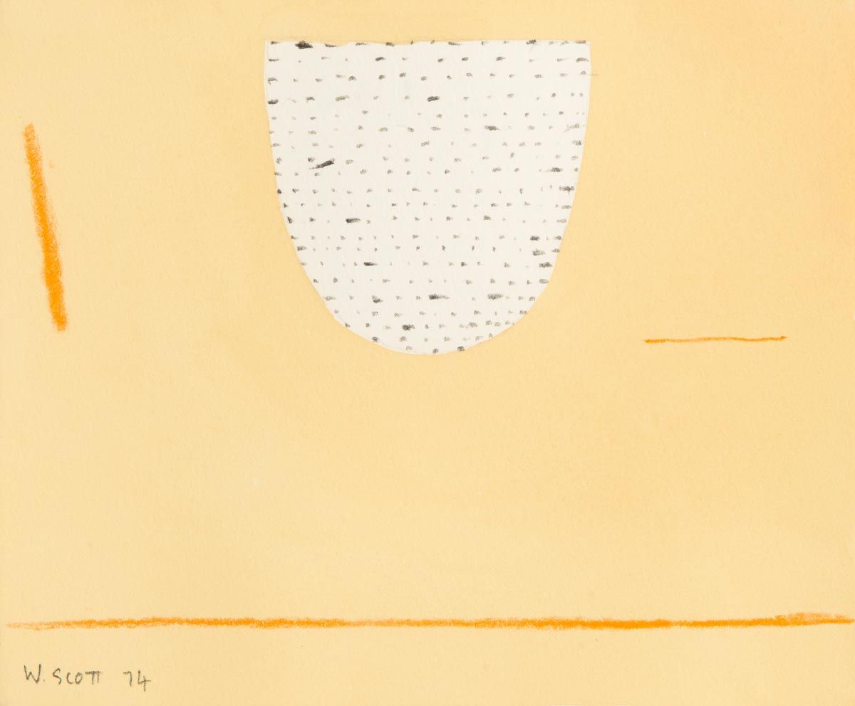 William Scott, Untitled Abstract (1974) at Morgan O'Driscoll Art Auctions