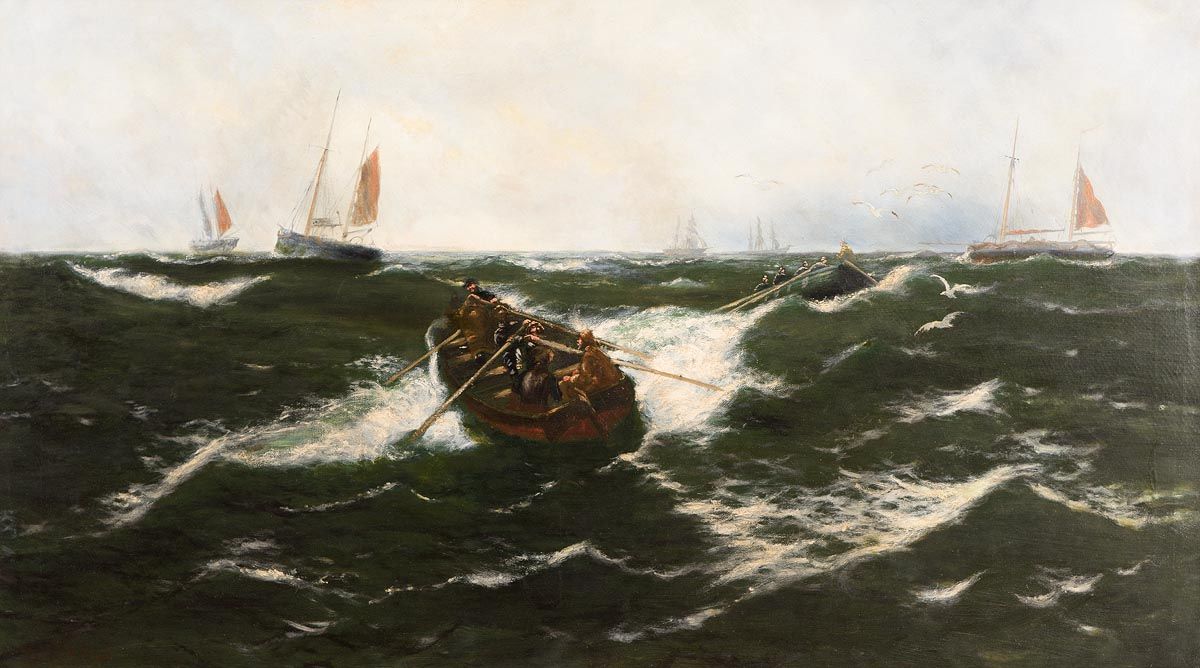 Thomas Rose Miles, Lifeboat Crew at Morgan O'Driscoll Art Auctions