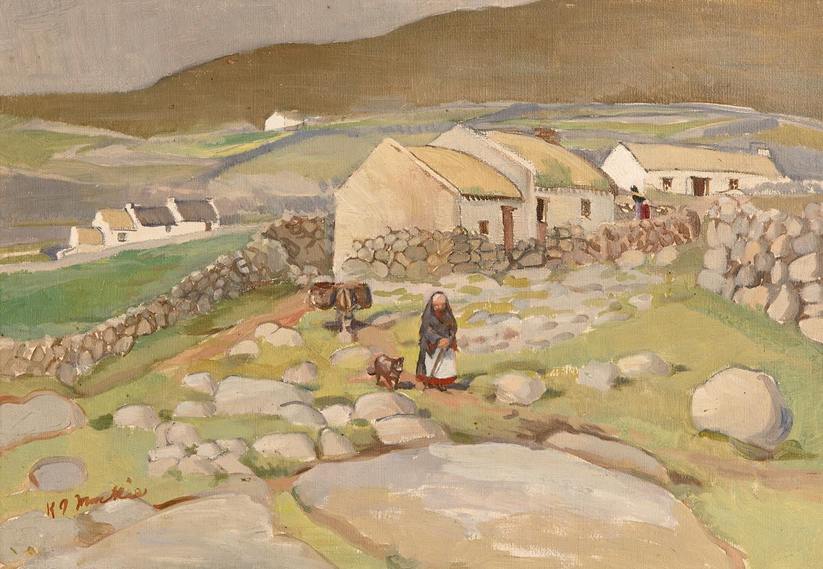 Kathleen Isabella Mackie, The Grey Walls, Bloody Foreland, Donegal (1959) at Morgan O'Driscoll Art Auctions