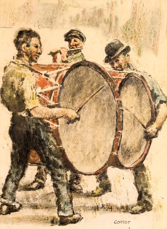 William Conor, The Drummers at Morgan O'Driscoll Art Auctions