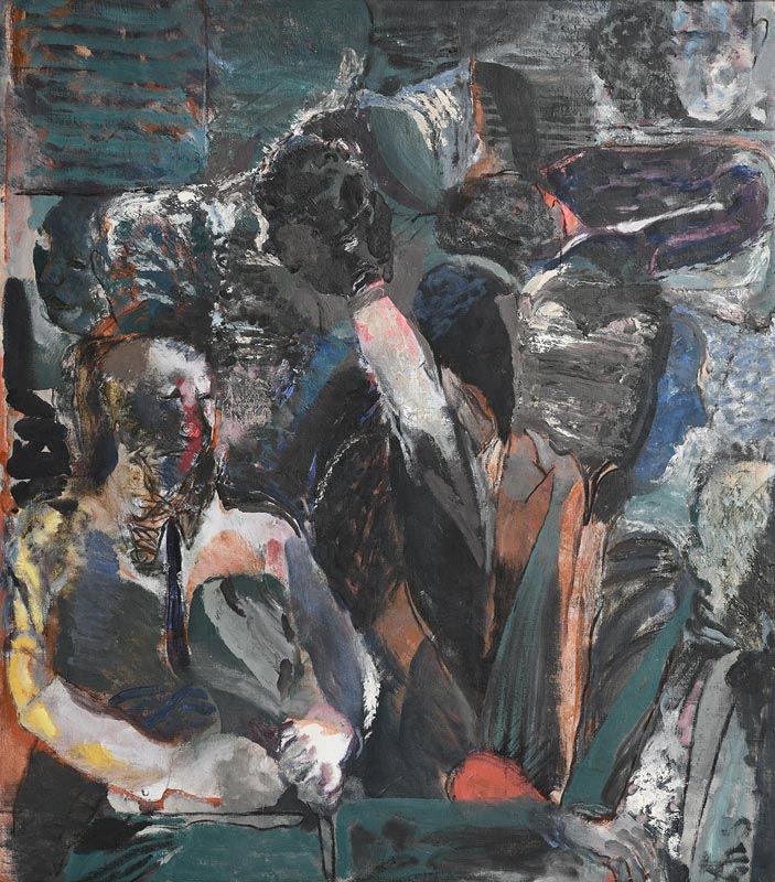 David Crone, Platform Party (1989) at Morgan O'Driscoll Art Auctions