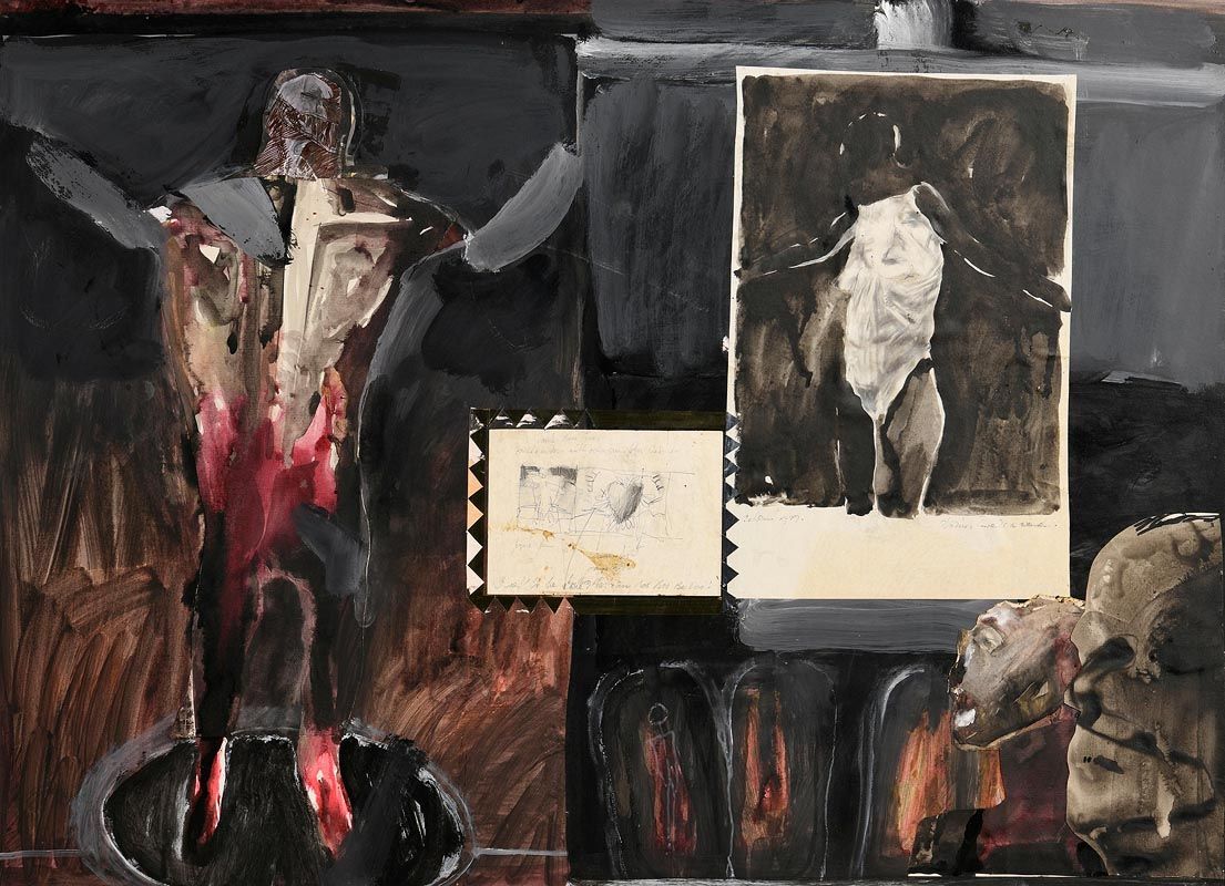 Patrick Graham, Totem and Ashes 3 (1987) at Morgan O'Driscoll Art Auctions