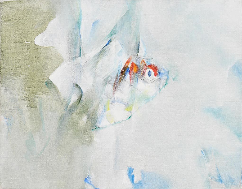 Louis Le Brocquy, Goldfish (508), (1984) at Morgan O'Driscoll Art Auctions