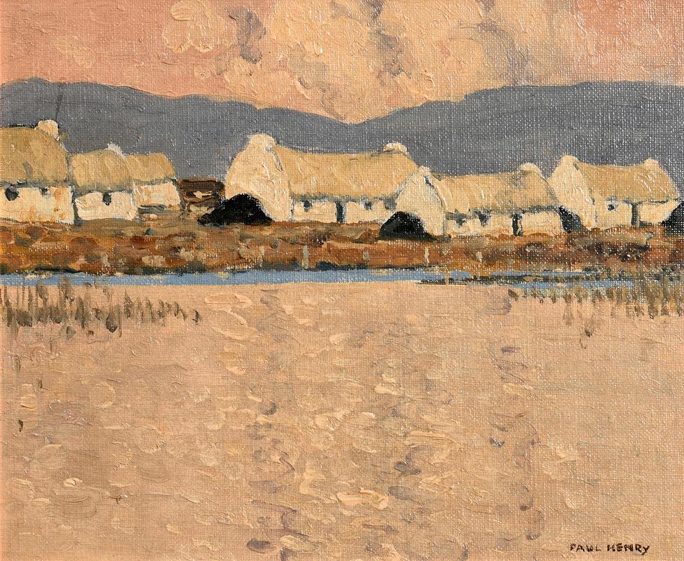 Paul Henry, Cottages (1930-1935) at Morgan O'Driscoll Art Auctions