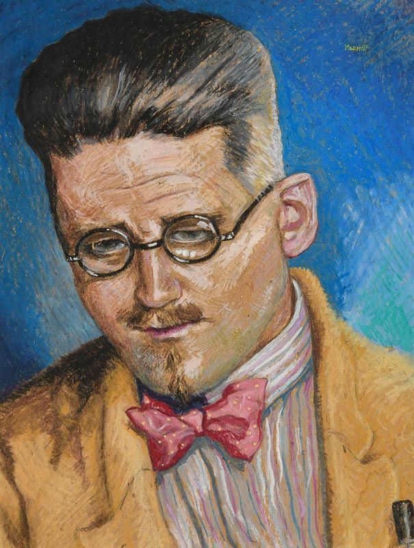 Harry Aaron Kernoff, Study of James Joyce at Morgan O'Driscoll Art Auctions