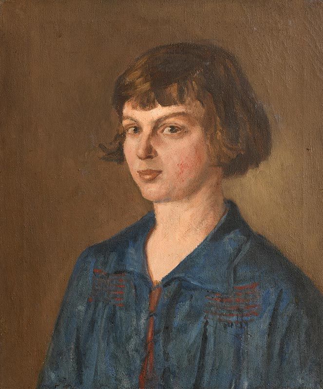 Estella Frances Solomons, Portrait of Moppie Morrow at Morgan O'Driscoll Art Auctions