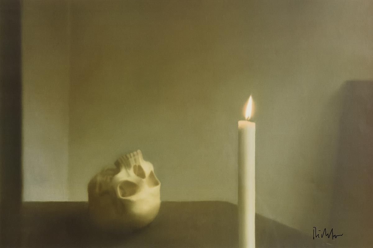 Gerhard Richter, Schdel mit Kerze (Skull with Candle) at Morgan O'Driscoll Art Auctions