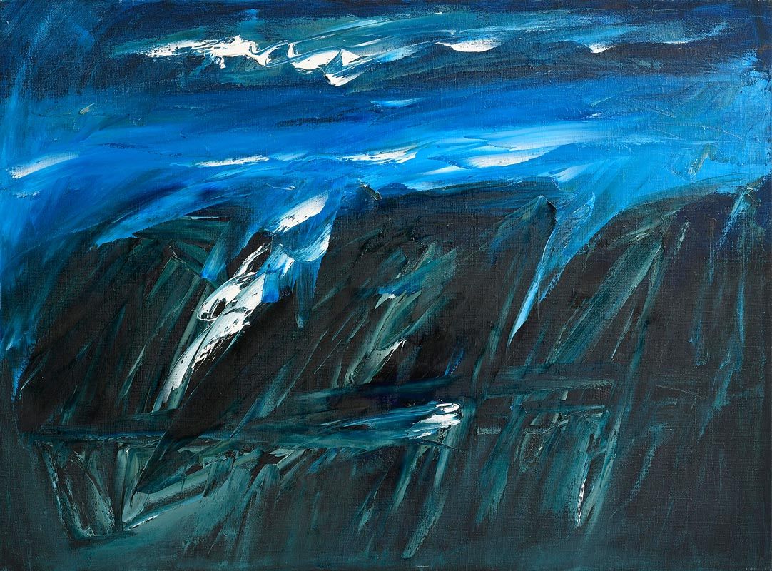 Sean McSweeney, Dark Shoreline (1990) at Morgan O'Driscoll Art Auctions