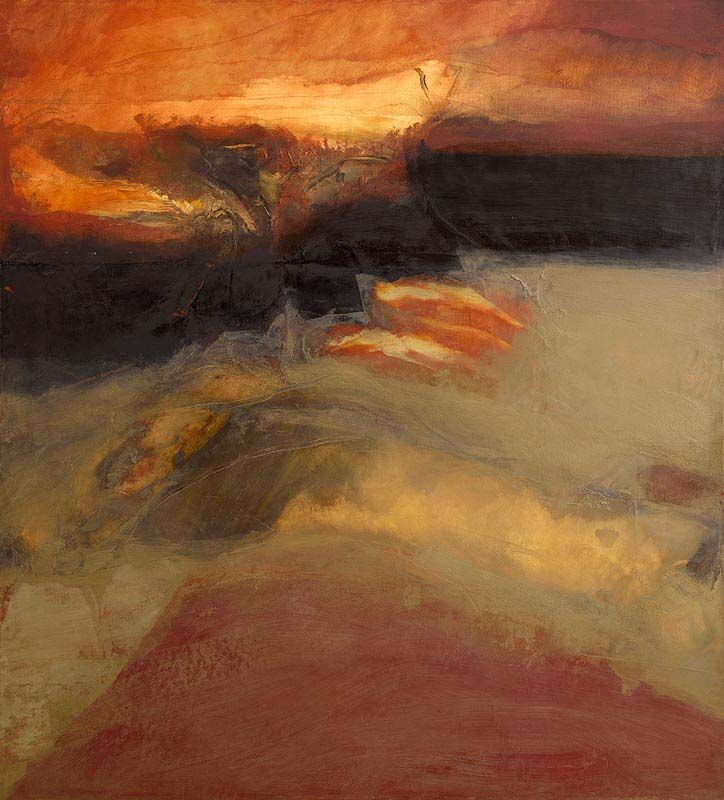 Hughie O'Donoghue, Red Earth VI (1995) at Morgan O'Driscoll Art Auctions