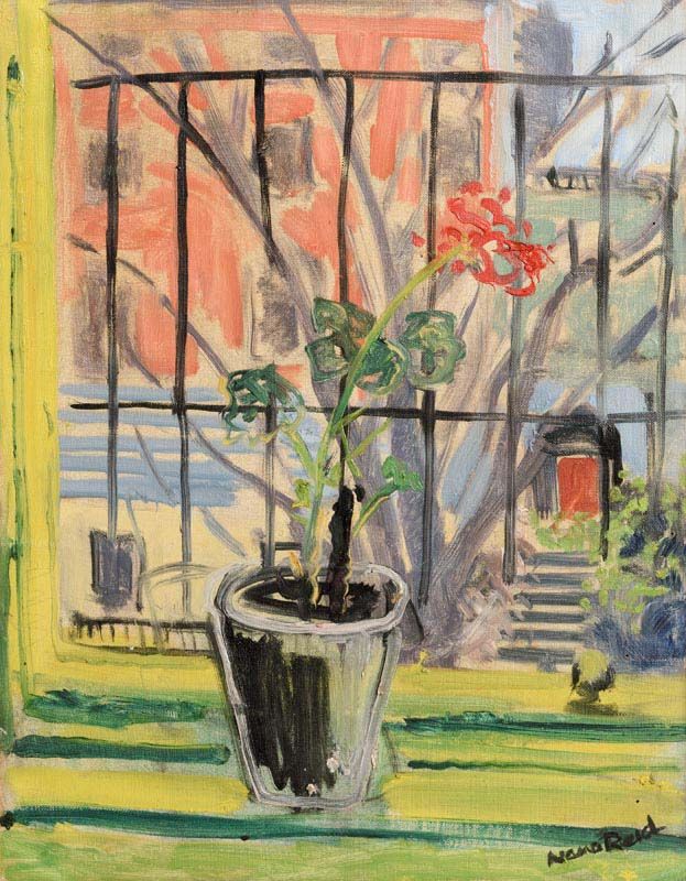 Nano Reid, Geranium on a Window Sill at Morgan O'Driscoll Art Auctions