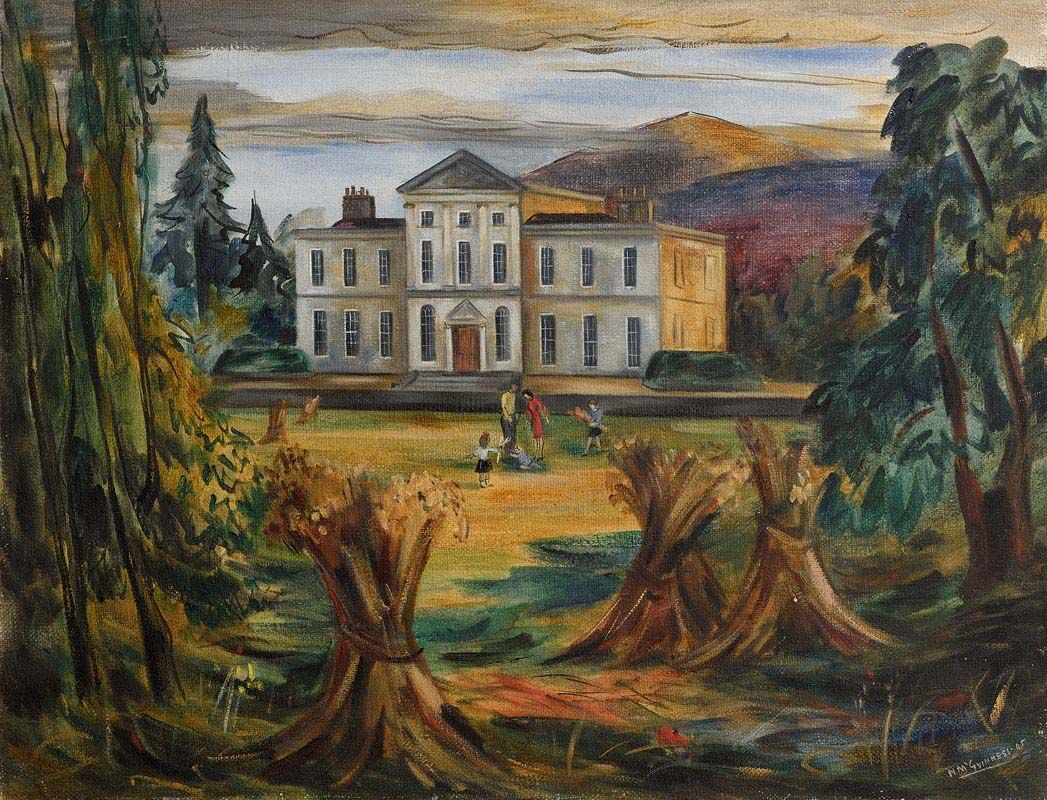 Norah McGuinness, Charleville House, Enniskerry, Co Wicklow (1945) at Morgan O'Driscoll Art Auctions