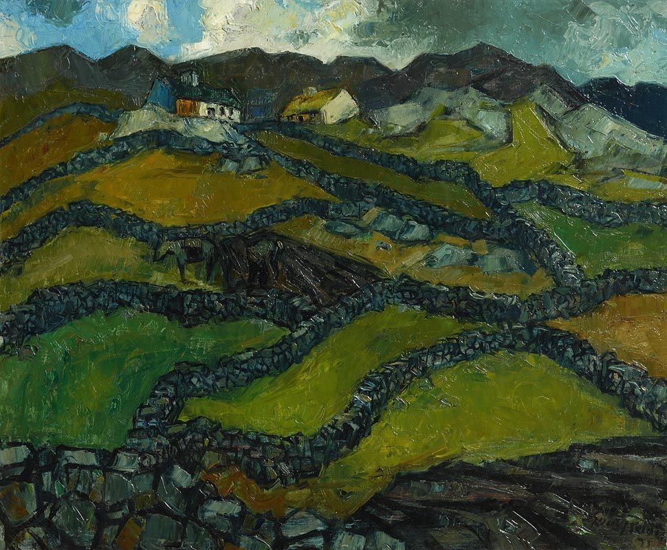 Guus Melai, Farmsteads, West of Ireland (1955) at Morgan O'Driscoll Art Auctions