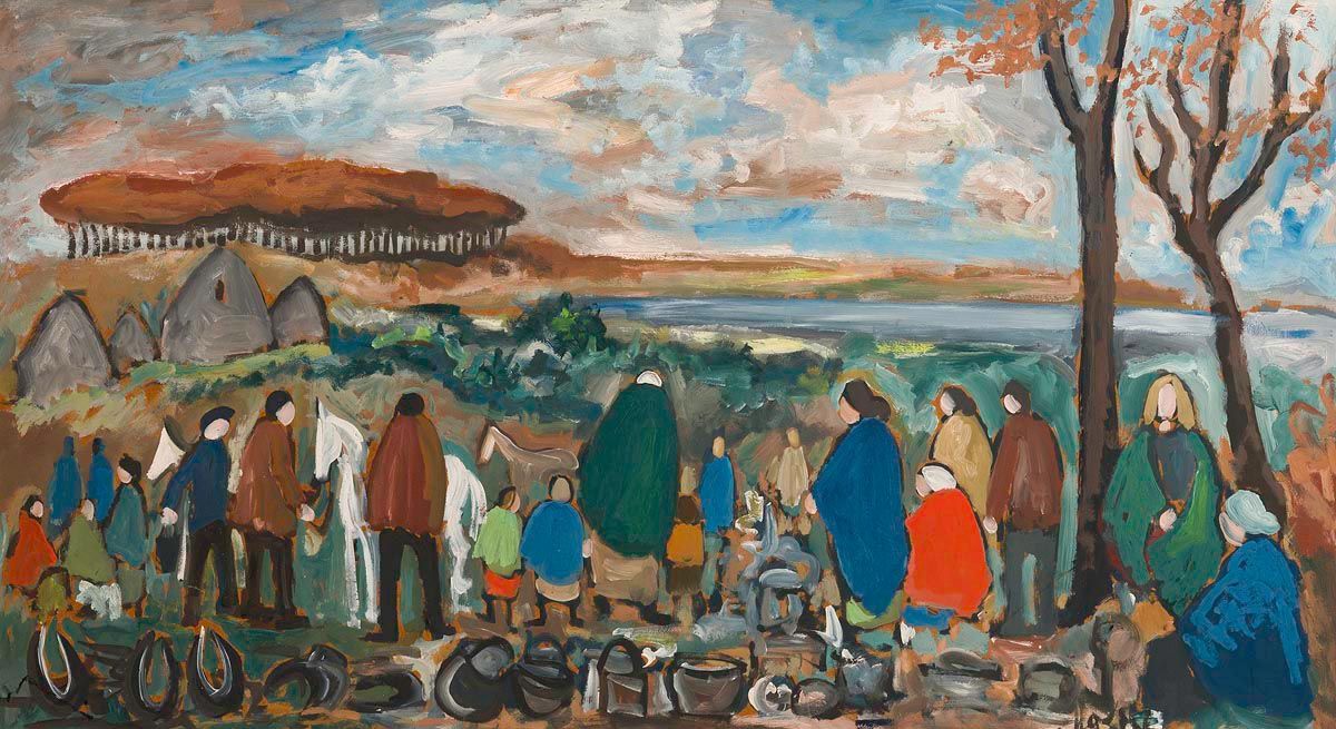 Markey Robinson, Tinkers Encampment at Morgan O'Driscoll Art Auctions