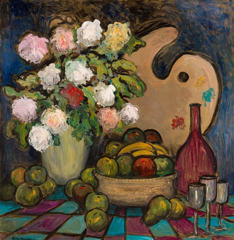 Still Life with Artist's Palette at Morgan O'Driscoll Art Auctions