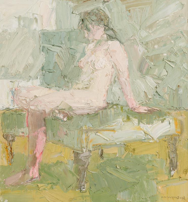 Colin Davidson, Seated Nude at Morgan O'Driscoll Art Auctions