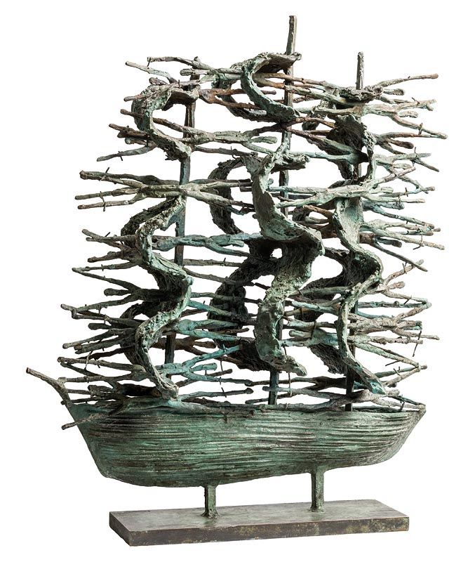 John Behan, Western Famine Ship (2016) at Morgan O'Driscoll Art Auctions