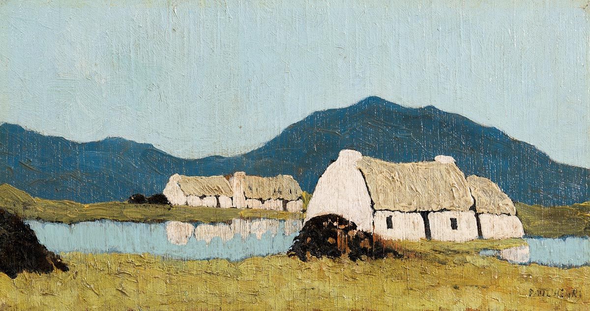 Paul Henry, Connemara Cottages (c.1930-5) at Morgan O'Driscoll Art Auctions
