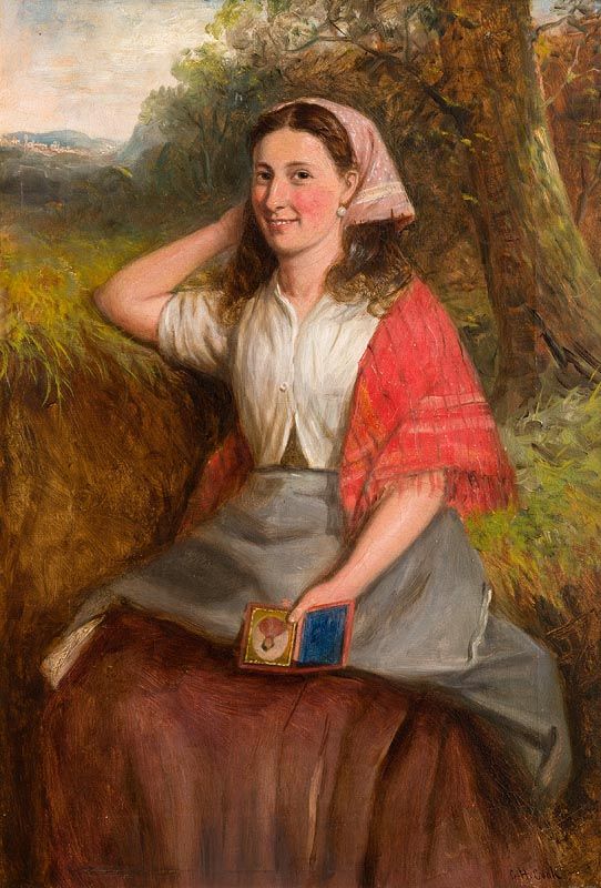 Charles Henry Cook, The Soldier's Sweetheart at Morgan O'Driscoll Art Auctions