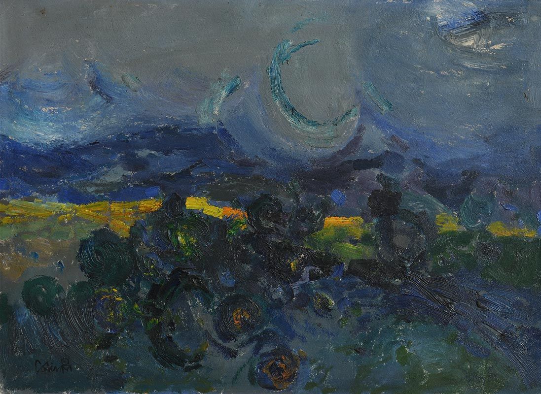 Colin Middleton, Evening, Castlewellan (1964) at Morgan O'Driscoll Art Auctions
