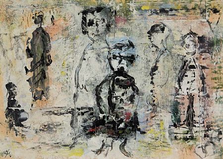 John Kingerlee (b.1936), Figures at Morgan O'Driscoll Art Auctions