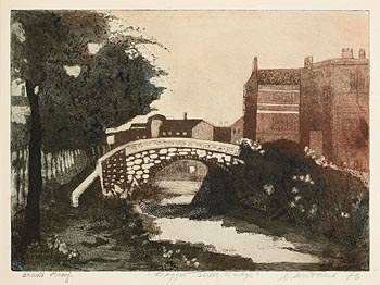 Chris Reid, Baggot Street Bridge (1976) at Morgan O'Driscoll Art Auctions