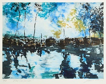 James Allen, Blue Landscape at Morgan O'Driscoll Art Auctions