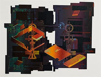 R Casey, Mechanical Innovation (1980) at Morgan O'Driscoll Art Auctions