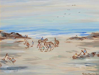 Gladys MacCabe, Pony Rides on a County Down Beach at Morgan O'Driscoll Art Auctions