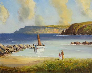 Norman J. McCaig, Preparing to Sail at Morgan O'Driscoll Art Auctions