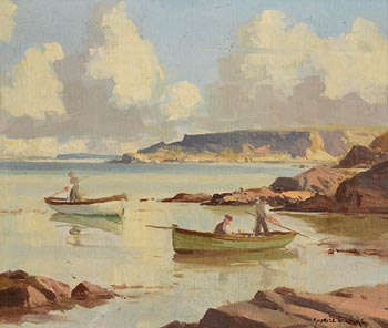Maurice Canning Wilks, Gathering Seaweed at Morgan O'Driscoll Art Auctions