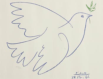 Pablo Picasso, Dove of Peace at Morgan O'Driscoll Art Auctions