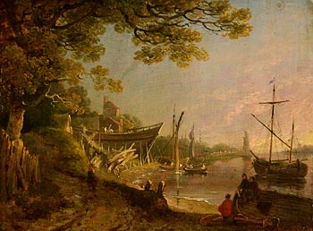 William Sadler, A Shipbuilder's Yard at Morgan O'Driscoll Art Auctions