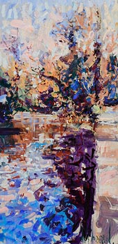 Arthur K. Maderson, September Evening, Lismore River Pool at Morgan O'Driscoll Art Auctions