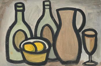 Markey Robinson, Still Life - Fruit and Wine at Morgan O'Driscoll Art Auctions