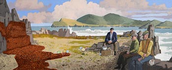 John Francis Skelton, Fisherman's Nest, Valentia, Co. Kerry at Morgan O'Driscoll Art Auctions