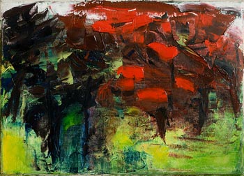 Sean McSweeney, Trees, October, Wicklow (1967) at Morgan O'Driscoll Art Auctions