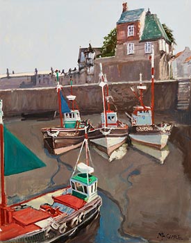 Cecil Maguire, Fishing Trawlers at Morgan O'Driscoll Art Auctions
