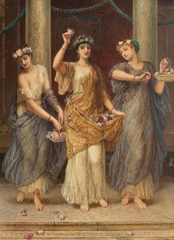 Augustus Jules Bouvier, The Floral Procession (1875) at Morgan O'Driscoll Art Auctions