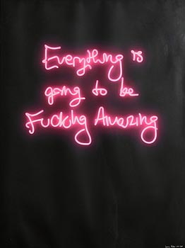 Lauren Baker, Everything is Going to be Fucking Amazing (2018) at Morgan O'Driscoll Art Auctions