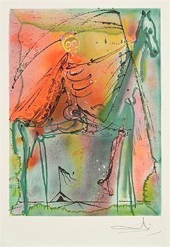 Salvador Dali, Horse of Death at Morgan O'Driscoll Art Auctions