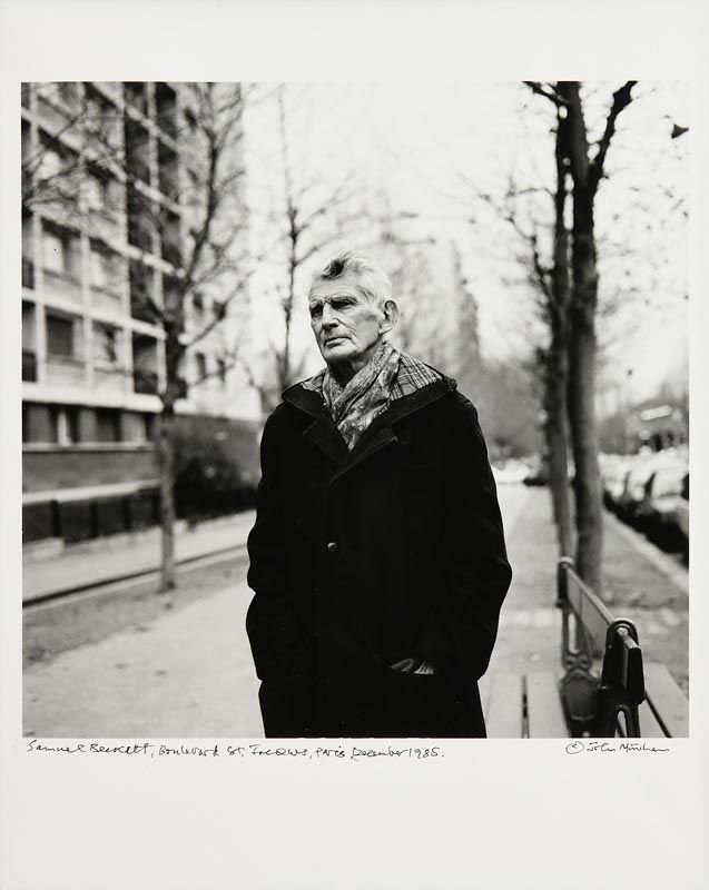 Lot 147 - 'Samuel Beckett, Boulevard St Jacques, Paris (1985)' by John ...