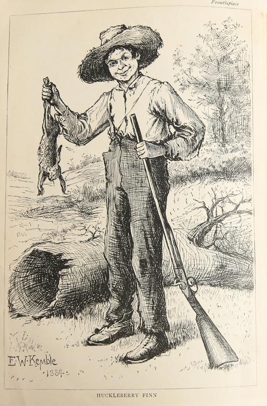 Lot 193 - 'The Adventures of Huckleberry Finn' by Mark Twain | Morgan O ...
