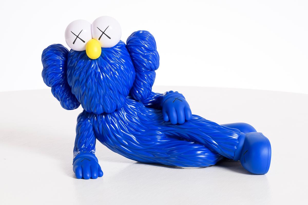 Lot 126 - 'Time Off (Blue) (2023)' by Kaws | Morgan O'Driscoll